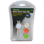 Divot Tool/Hat Clip With 3 Ball Markers